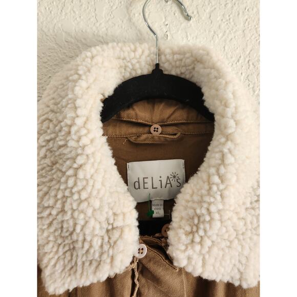 Y2k Delia's Faux Fur Line Basic Lightweight Jacket-Xl - Picture 5 of 11